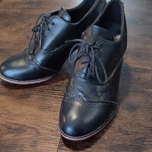 Black Women's Oxford Shoes